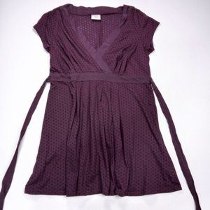 Motherhood Maternity Short sleeve shirt with tie back US S/P